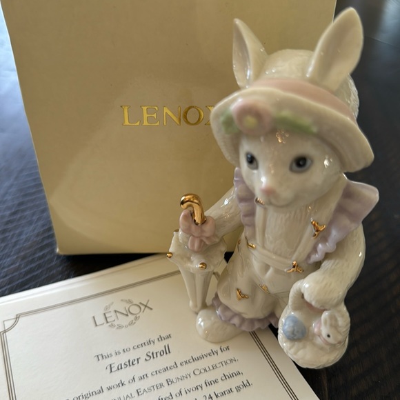 Lenox Other - Vintage BNIB Lenox Easter Stroll Figurine 5”
